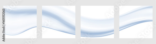 Liquid vector dripping ice cream texture.Glossy sugary flow drip.