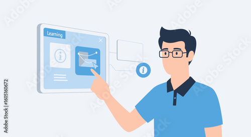 Online Education Interface Design Connecting People With Digital Interactive Learning