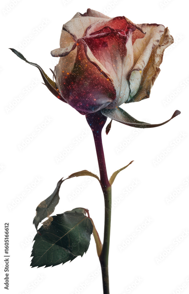 Fototapeta premium PNG Red rose wallpaper flower painting petal.