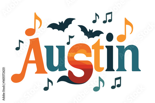 Austin features a rich culture with Texas art, music, bats, travel opportunities, and a vibrant food truck scene