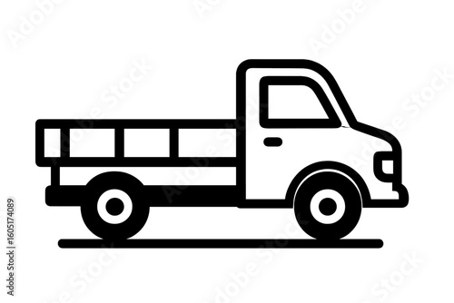 Asian tuk tuk transportation vehicle icon design for travel concept in isometric silhouette style of an auto rickshaw vector illustration