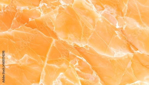 Orange marble texture close-up