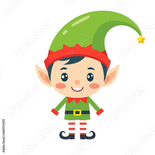 Christmas Elf Character Iso...