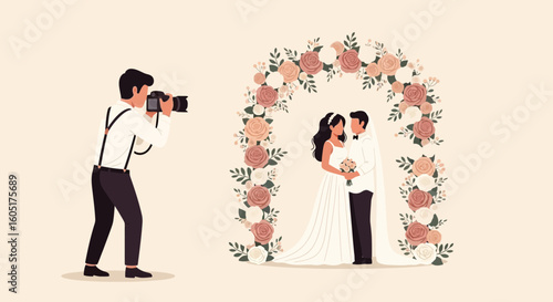 Wedding Photography: Capturing Cherished Moments of a Newlywed Couple Romance