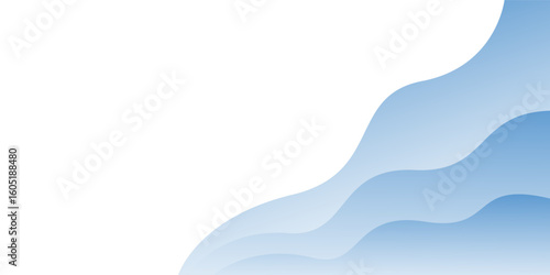 Blue wave modern abstract background. texture white pattern. vector illustration	