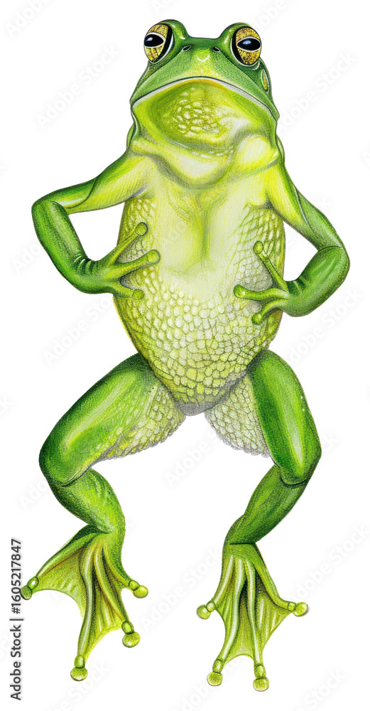 Obraz premium PNG Frog amphibian wildlife reptile.