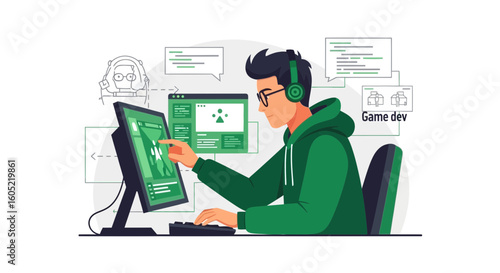 Young Developer Creates Innovative Game with Advanced Technology in Studio