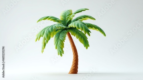 Stylized palm tree graphic
