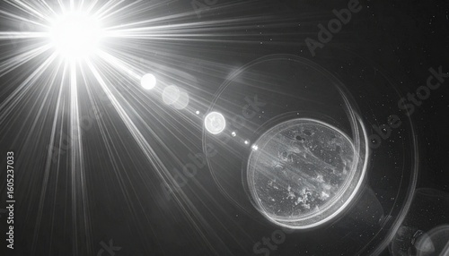 Clean white light leak with refractive circular flares and minimal noise, giving the feel of sunlight through an old lens. Suitable for bridal, travel, or nostalgic content