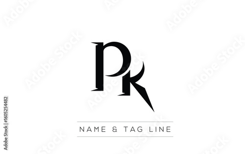 PK logo design. A sophisticated, minimalistic logo design featuring golden stylized typography,  perfect for branding concepts emphasizing luxury, professionalism, and contemporary aesthetics.