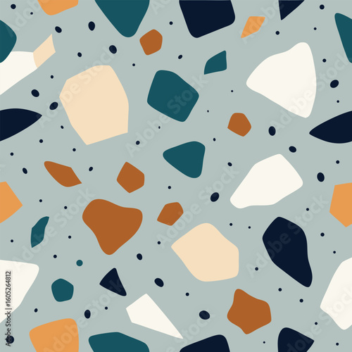 Terrazzo tiles illustration