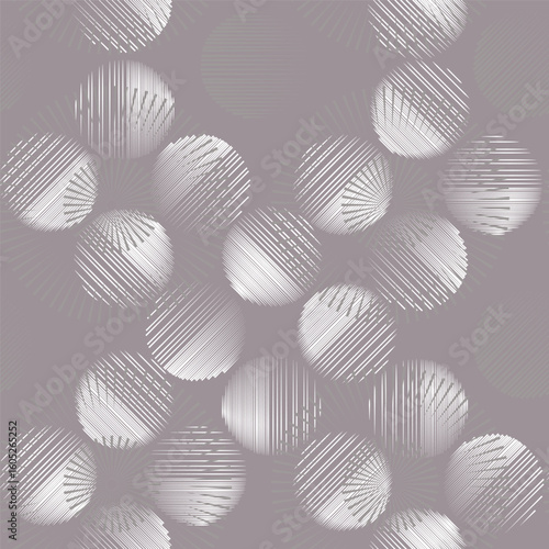 a pattern of floral elements in a Scandinavian style without a background
