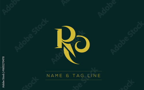 RC logo design. A sophisticated, minimalistic logo design featuring golden stylized typography,  perfect for branding concepts emphasizing luxury, professionalism, and contemporary aesthetics.