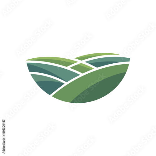 Valokuva Verdant Hills Agricultural Symbol