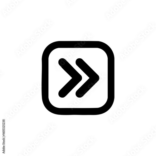 Free Download Black vector icon showing a rounded square with a bold left arrow, symbolizing previous action, rewind, or back command in digital interfaces.
 - GFXLoad