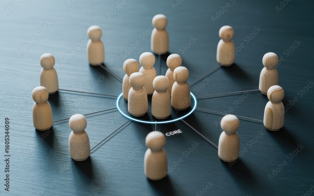 Obraz premium Networking Building Connections and Collaboration through Strategic Partnerships