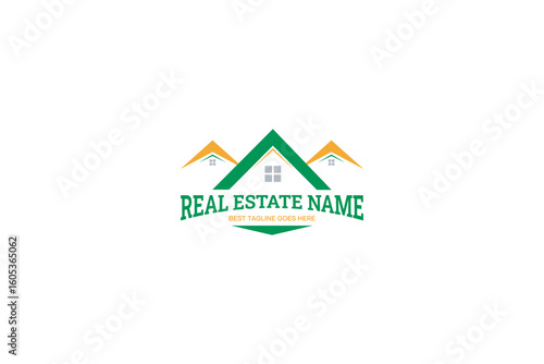 Free Download real estate logo, property logo, construction logo, engineering logo, house logo, realtor logo, roof logo  - GFXLoad