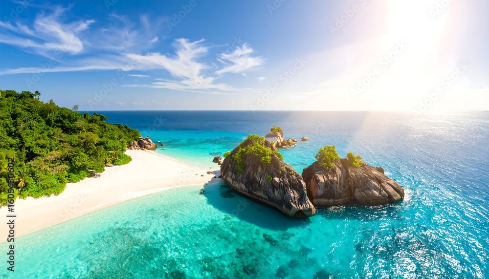 Fototapeta premium Tropical paradise beach