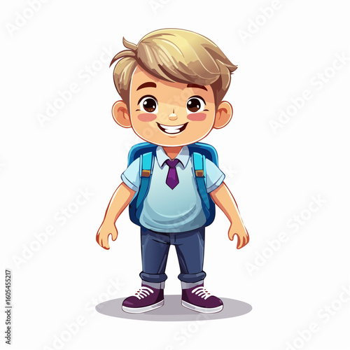 little boy playing