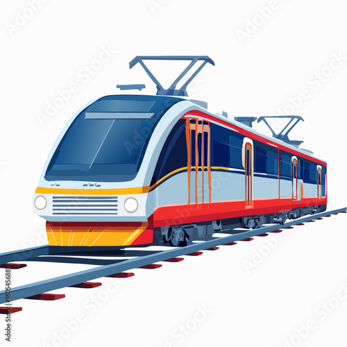 train on the railway
