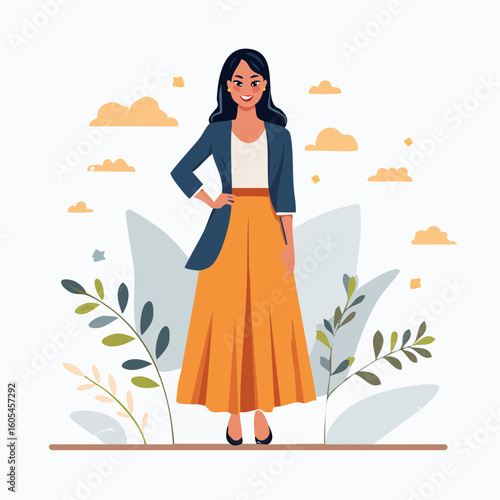 girl going for shopping