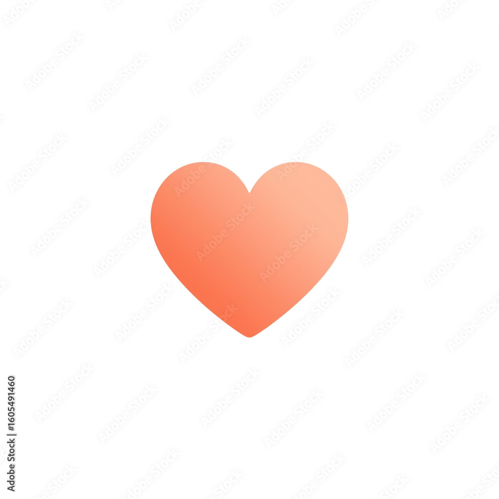 Fototapeta premium heart icon, love icon, romantic icon, valentine icon, heart shape, red heart, passion icon, affection icon, like icon, favorite icon, heart symbol, emotion icon, feelings icon, sweet icon, cute icon