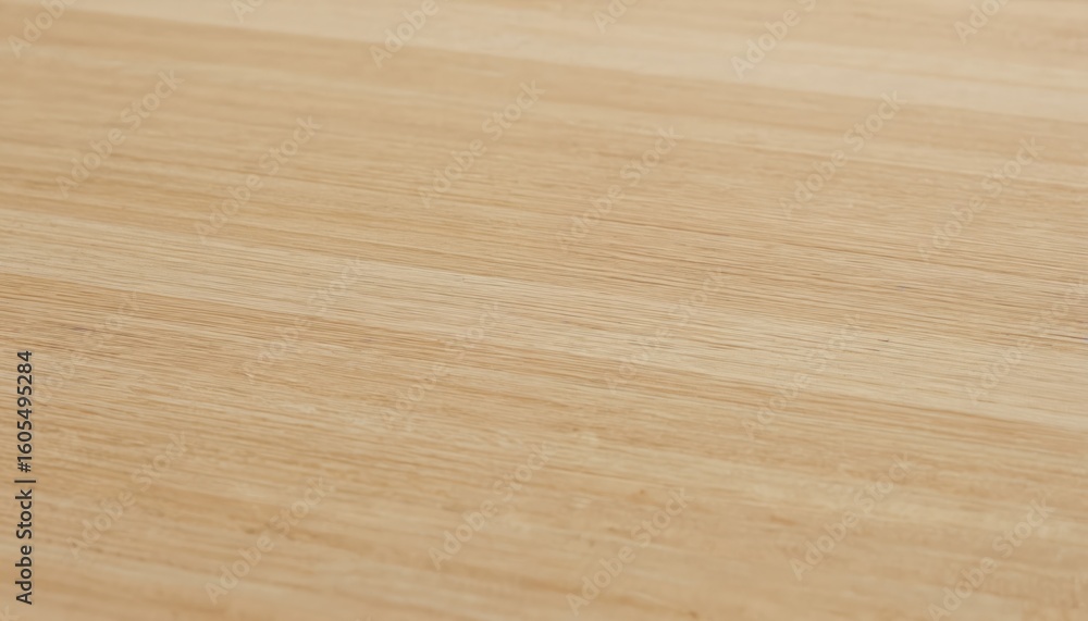 Fototapeta premium Close-up of light beige wood planks with visible grain. Natural material, ideal for flooring, furniture, wall paneling projects. Detailed texture of timber provides rustic yet clean aesthetic for