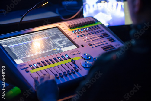 Tableau sur toile Lighting Control Console