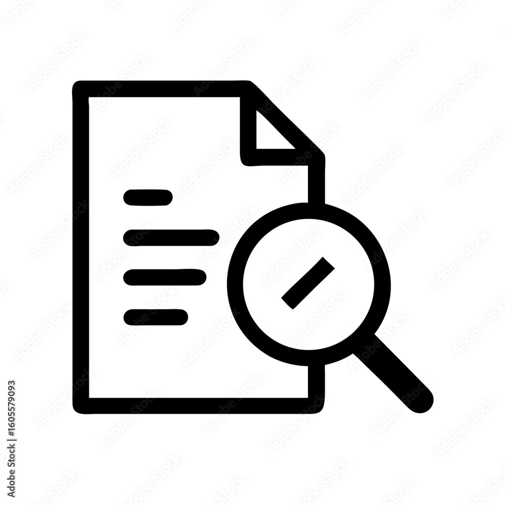 Document search find file magnifying glass icon vector for web design and mobile apps ui ux elements Document search find file magnifying glass icon vector for web design and mobile apps ui ux elements