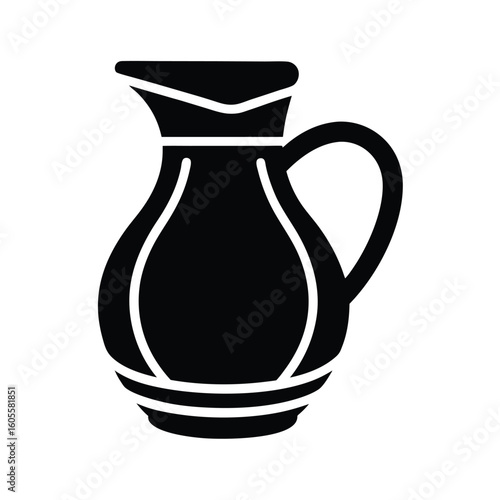 Steamer Jug Icon Vector Illustration