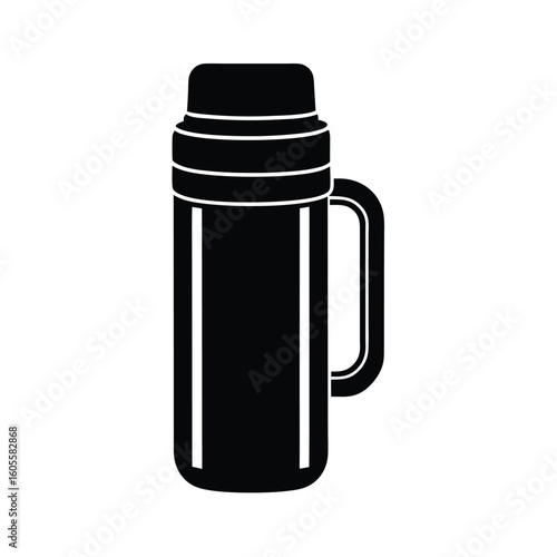 Travel Thermos Cup Icon Vector Illustration