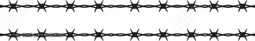 industrial barbed wire border design vector for security icons warning signs ai eps jpeg png