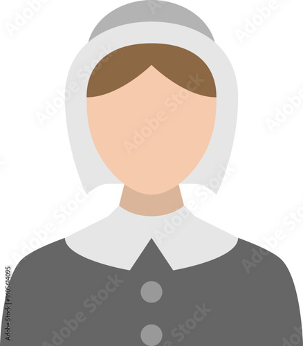 Colonial Woman Portrait