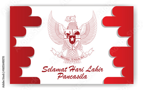 selamat hari lahir pancasila. translation happy pancasila day