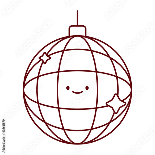 Flat Disco Ball Icon Design