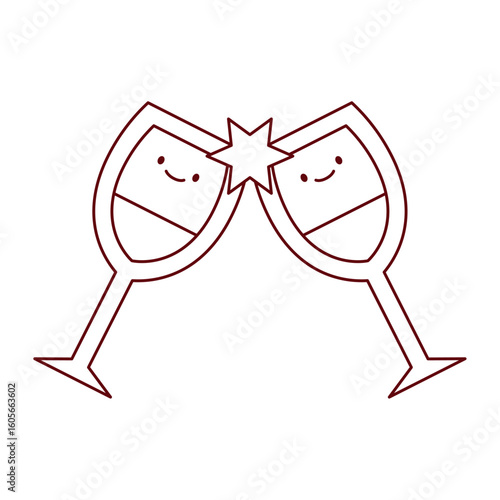 Elegant glass for a special occasion