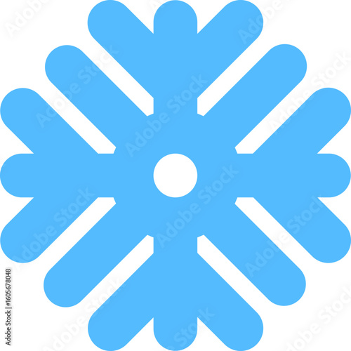 snowflake skinny icon