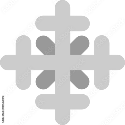 snowflake skinny icon