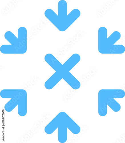 snowflake skinny icon