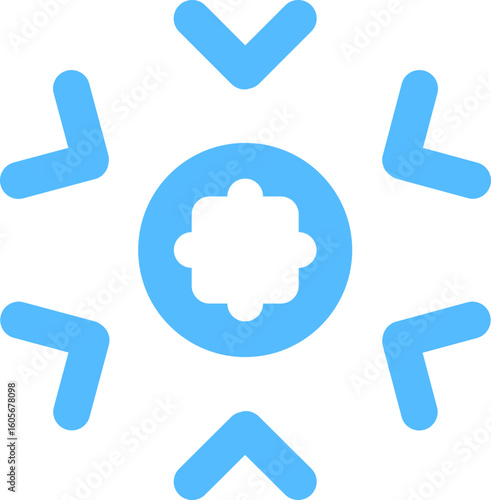 snowflake skinny icon
