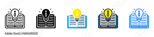 Knowledge Base icon multiple style 