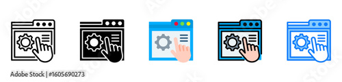 Self Service icon multiple style 