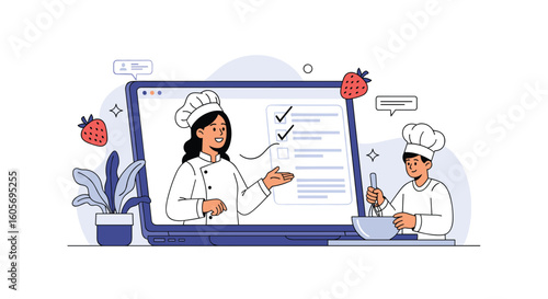 Online culinary education empowering aspiring chefs with interactive cooking lessons and skill development opportunities