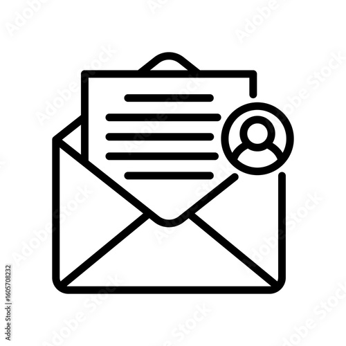 Email line icon