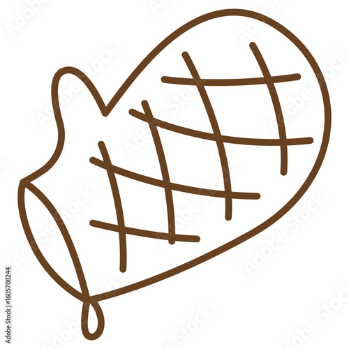Oven Mitt Kitchen Accessory Vector