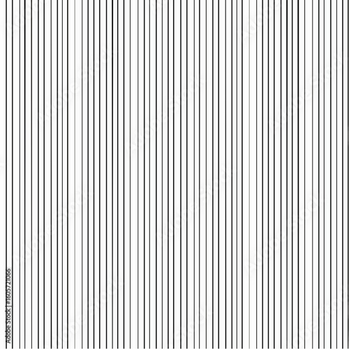 Doodle geometric seamless pattern with regular parallel vertical stripes. Hand drawn straight thin brush strokes.