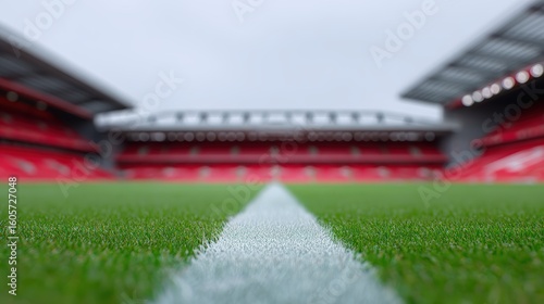 Football Stadium, Soccer Field, Sports Arena, Green Grass