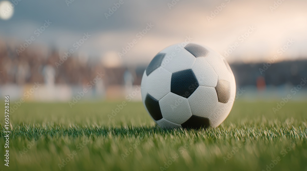 Fototapeta premium Soccer Ball on Field | Football, Sports, Game, Competition
