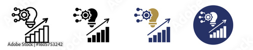Business Intelligence  Icon Set Multiple Style Collection