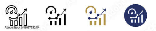 Performance Metrics  Icon Set Multiple Style Collection